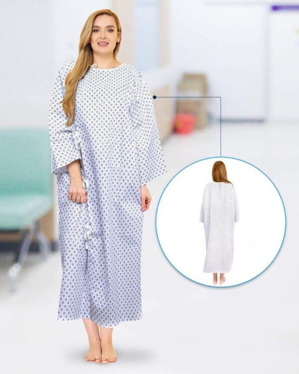 ladies cotton patient gown